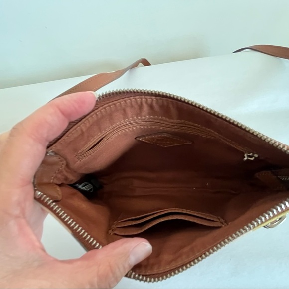 Fossil Issue 1954 Crossbody Bag Purse PVC Coated Geometrical colorful Design - Picture 8 of 16